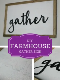 DIY Farmhouse Sign Our Crafty Mom