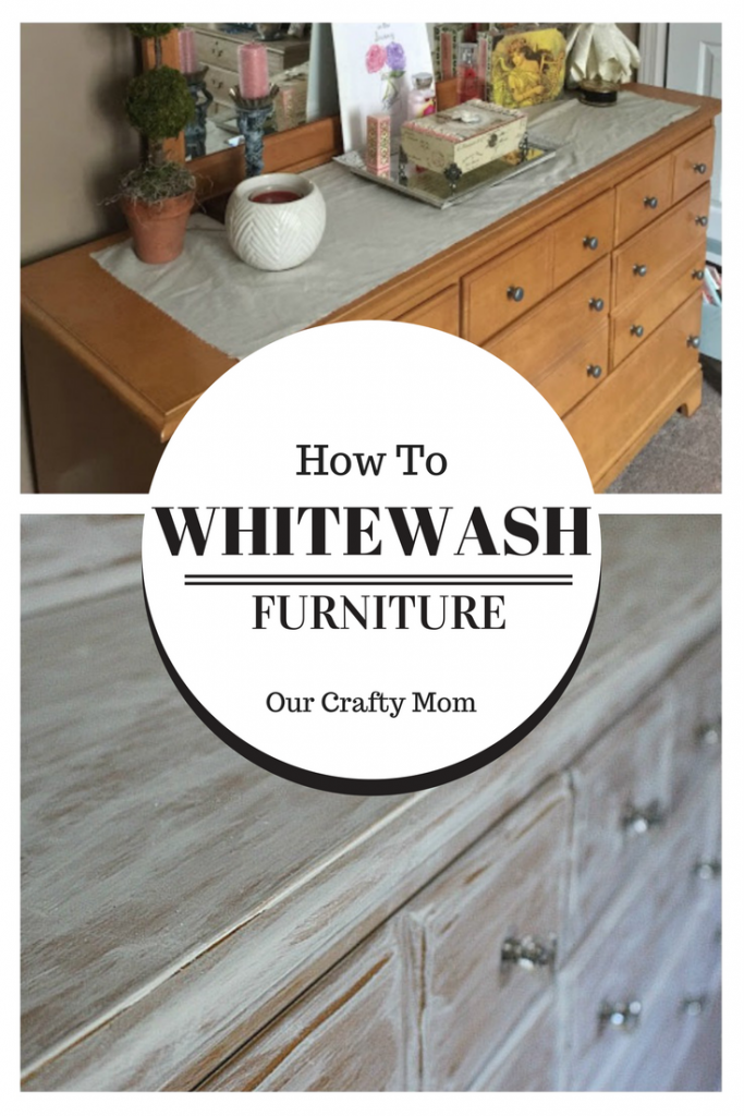 How To Whitewash Furniture-ORC Week 3-Master Bedroom Our Crafty Mom 