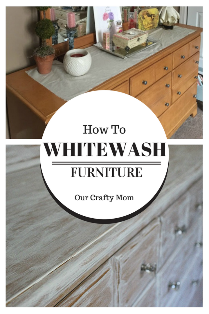 How To Whitewash Furniture-ORC Week 3-Master Bedroom-Our Crafty Mom