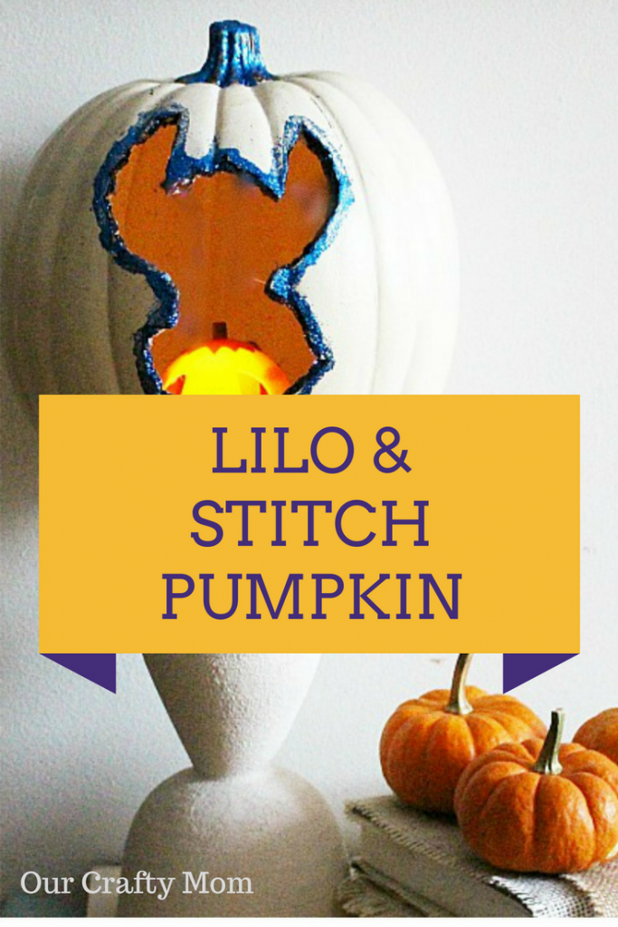 Make A Lilo & Stitch Halloween Pumpkin Our Crafty Mom