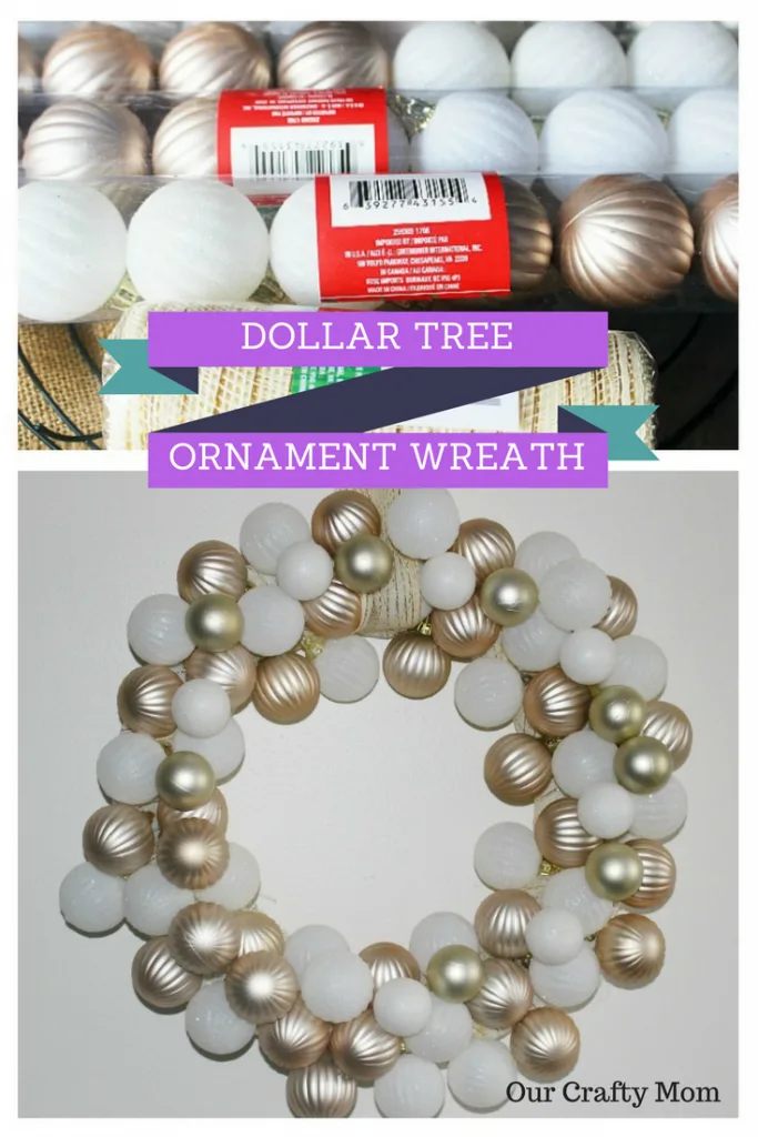 Make A Rose Gold & White Dollar Tree Wreath Our Crafty Mom
