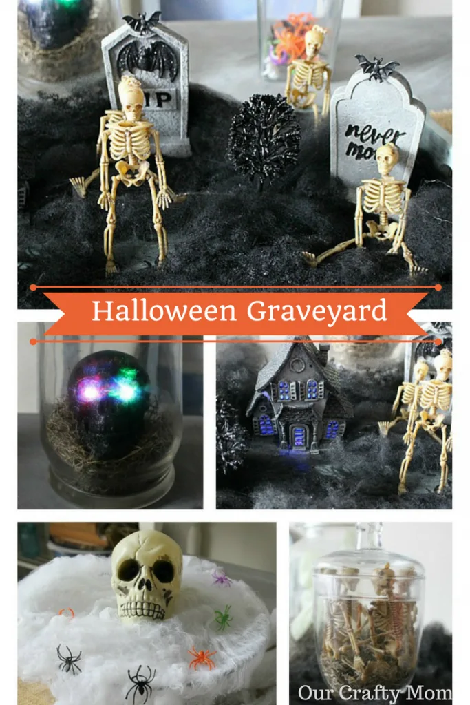 Spooky Skeleton Graveyard Our Crafty Mom