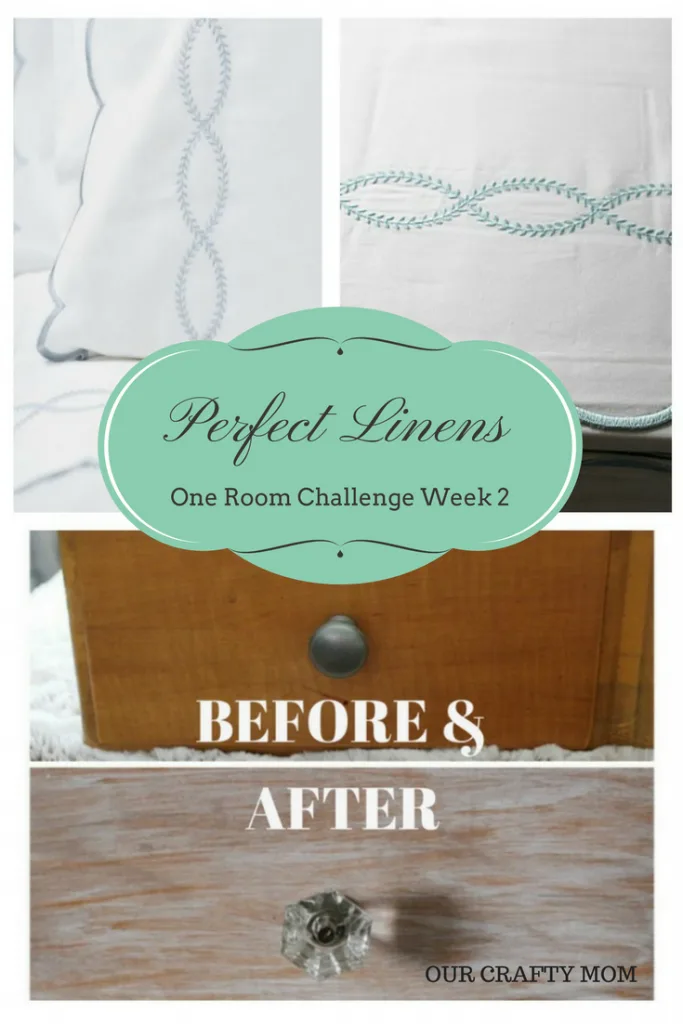 One Room Challenge-Week 2-Luxury Linens For My Master Retreat Our Crafty Mom