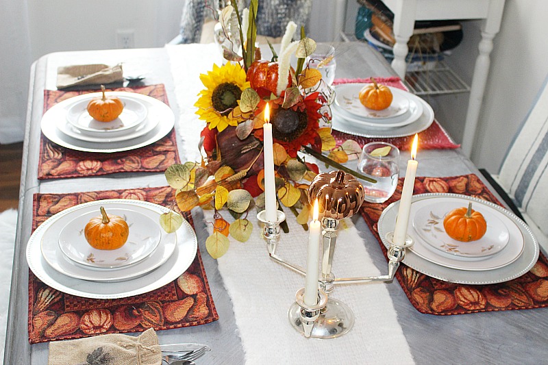 Thanksgiving Tablescape Ideas-23 Bloggers Share Ideas Our Crafty Mom