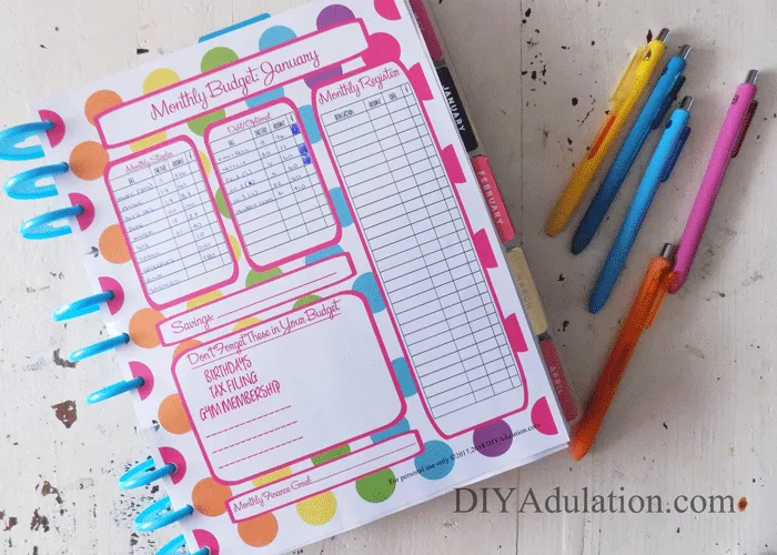 How To Get Organized Our Crafty Mom Free Printables