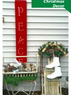 Outdoor Christmas Front Entry Ideas Our Crafty Mom #12daysofchristmas