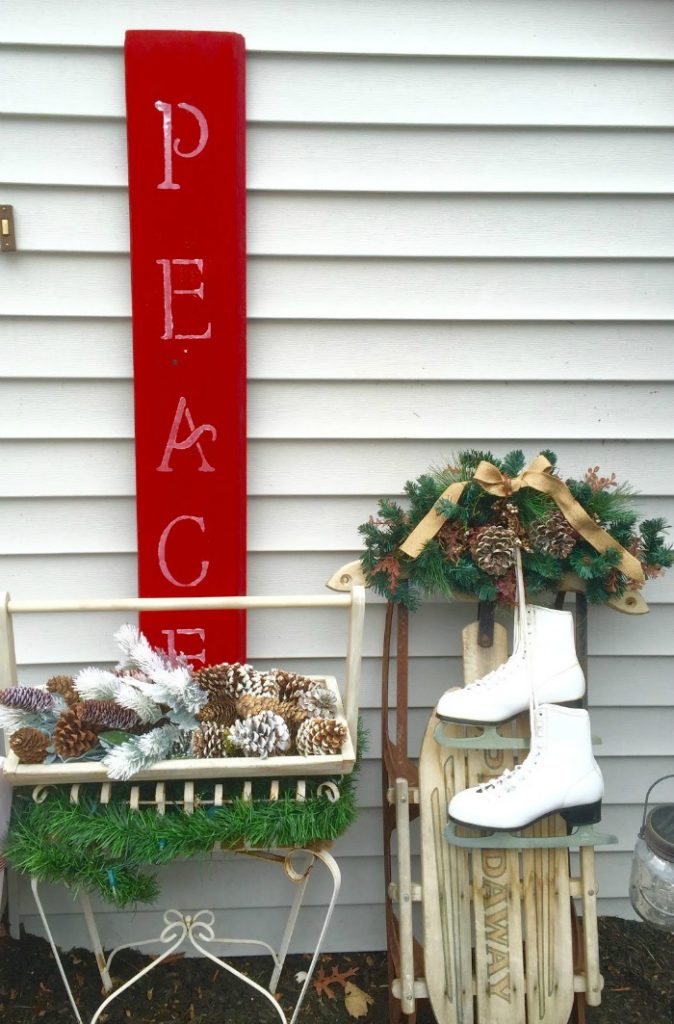 Outdoor Christmas Front Entry 