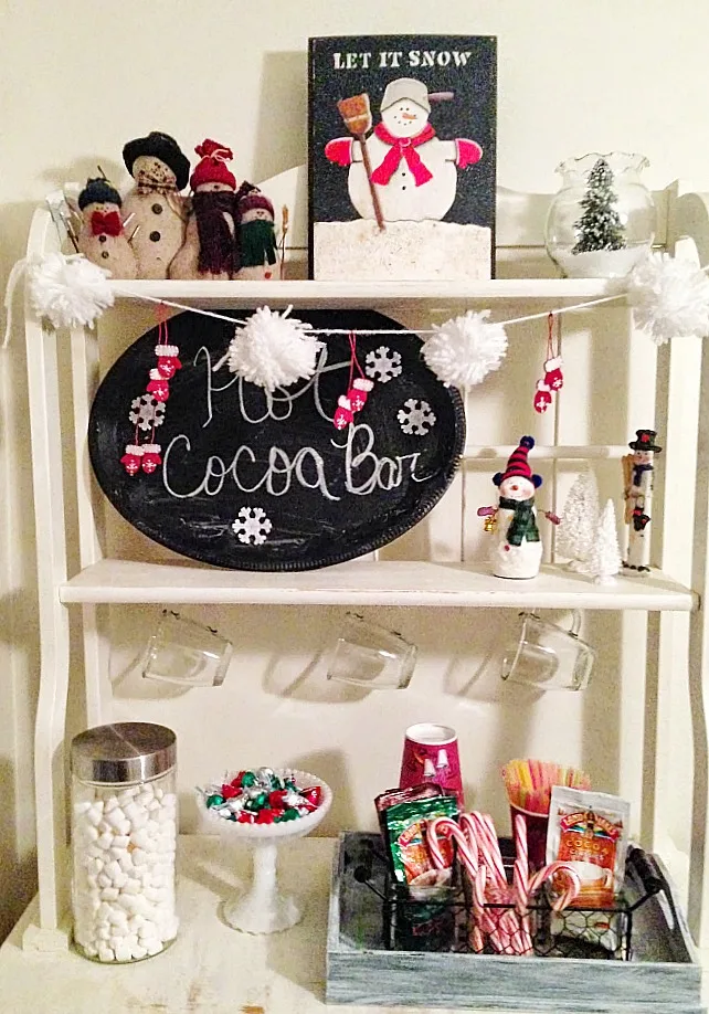 Quick and Easy hot cocoa bar our crafty mom 10
