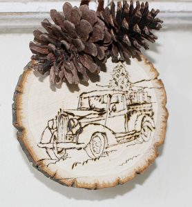 DIY Farmhouse Style Christmas Ornament Our Crafty Mom