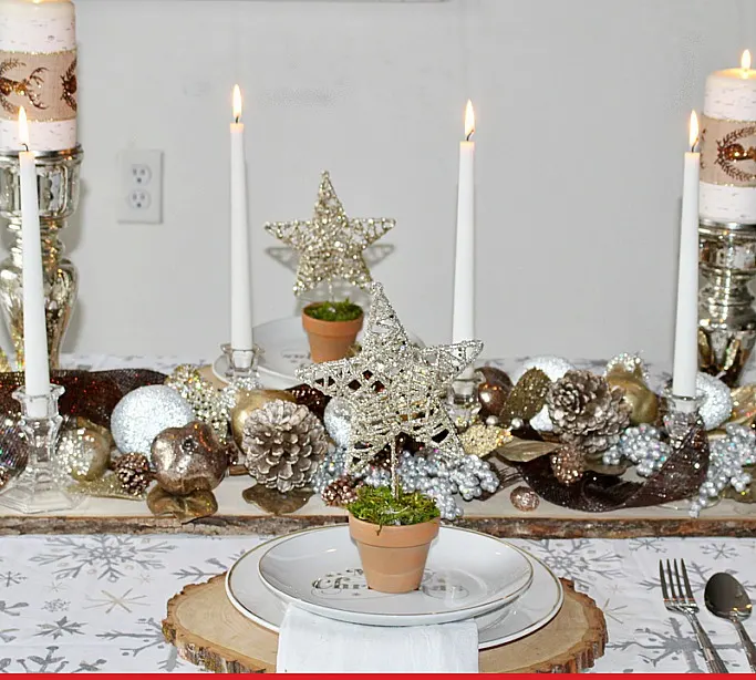 Christmas and Winter Table Setting Ideas Our Crafty Mom