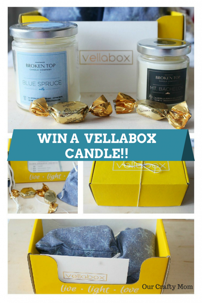Vellabox Candle Subscription Giveaway Our Crafty Mom #vellabox #candlesubscription #giveaway 