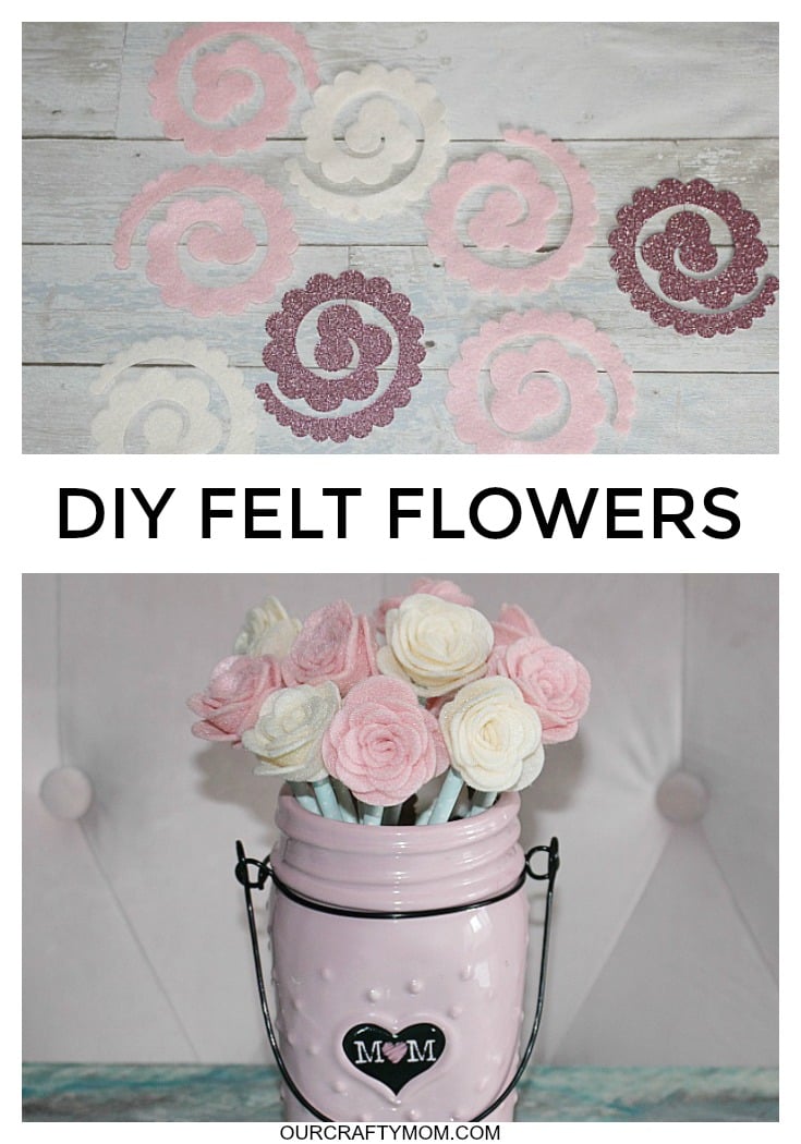How To Make Pretty Felt RosesEasy TutorialOur Crafty Mom