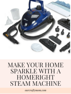 How To Clean Your Home Easily With A Steam Machine & GIVEAWAY!! Our Crafty Mom #giveaway #steammachine #steamcleaner #ad