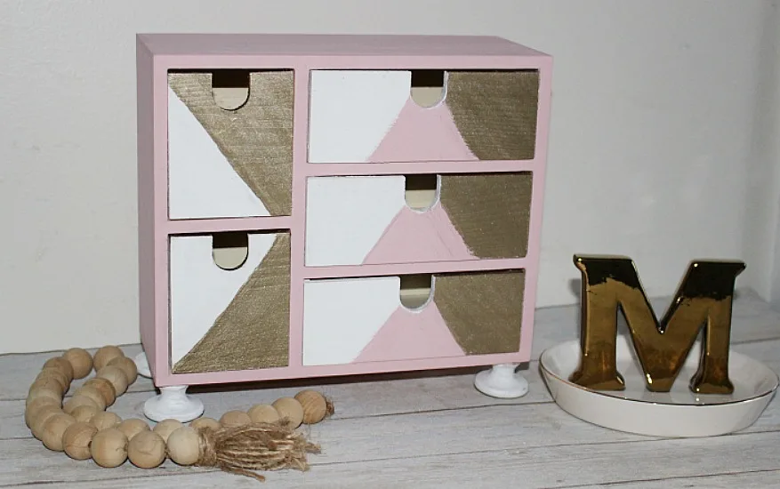 IKEA Moppe Mini Chest Of Drawers Hack Our Crafty Mom #ikeamoppehack #ikeahack #craftroomstorage