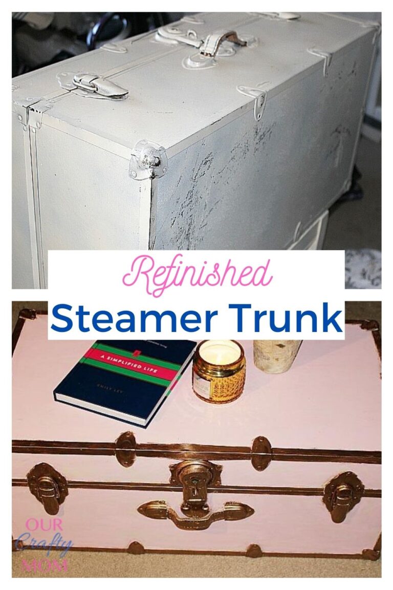 Easily Transform A Steamer Trunk With Beautiful Metallic Paint