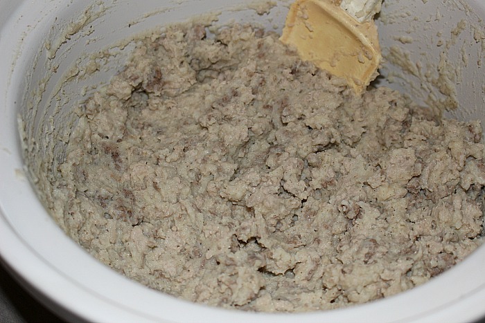 french meat stuffing in bowl