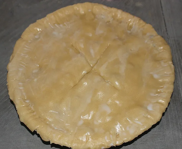 French Canadian Meat Pie before baking