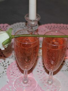 Set A Romantic Tablescape For Two For Valentine's Day Our Crafty Mom #tablescape #valentinesday