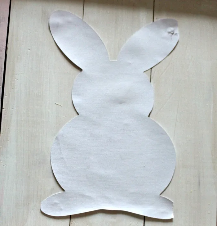 How To Make An Adorable Pallet Wood Spring Bunny Sign Our Crafty Mom #palletsign #spring #easterbunny #hellospring