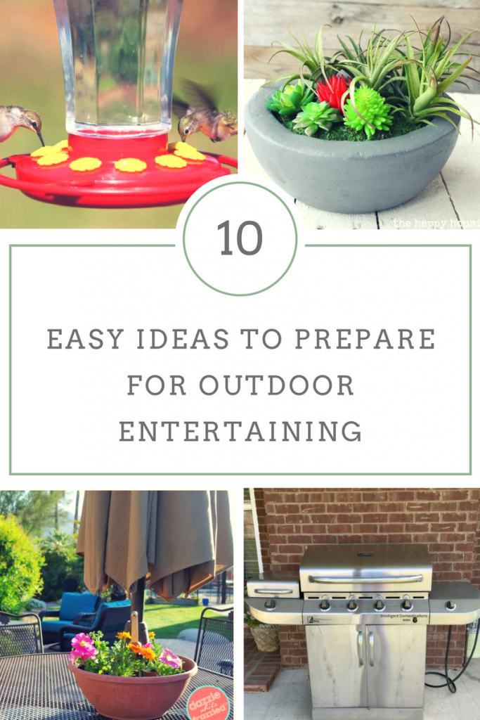 10 Easy Ideas To Prepare For Spring Outdoor Entertaining