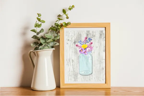 Free Printables - Beautiful Floral Watercolor Mason Jars Our Crafty Mom. Hello! Happy Saturday! I am so excited to share my first set of exclusive free printables with you! These Beautiful Floral Watercolor Mason Jars are perfect for framing and go with pretty  much any decor and who doesn't like mason jars right? #freeprintables #masonjars