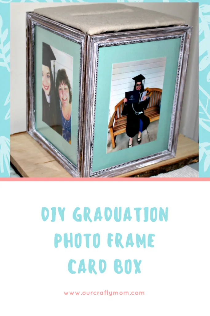 pin collage with graduation card box
