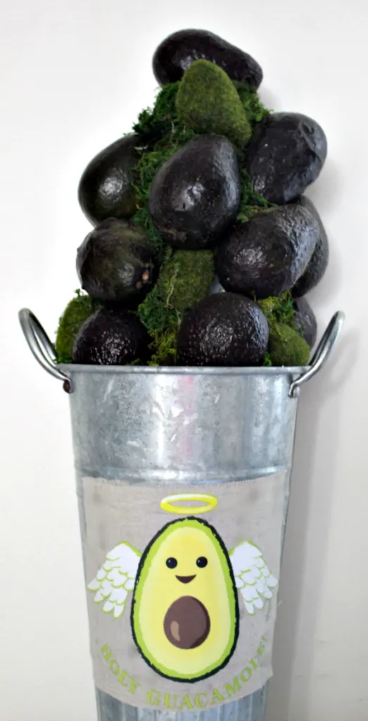 Holy Guacamole! It's An Avocado Topiary! Our Crafty Mom #craftandcreatewithcricut #cricutmade #ourcraftymom 
