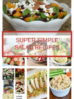 7 Super Simple Salad Recipes That You Will Love Our Crafty Mom #saladrecipes #merrymonday #recipes #ourcraftymom
