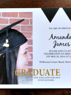 Celebrate The Moment With Personalized Graduation Invitations Our Crafty Mom @basicinvite #invitations #personalizedinvitations #graduationthankyoucards #graduationinvitations