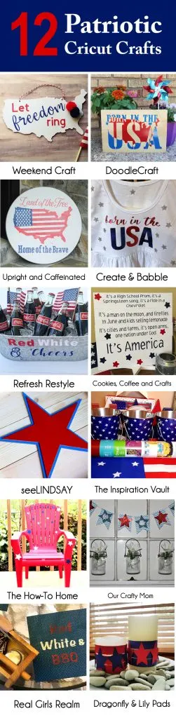 How To Make A Patriotic Banner With A Cricut Machine Our Crafty Mom #cricutmade #craftandcreatewithcricut