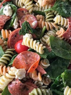 Quick And Easy Italian Pasta Salad Our Crafty Mom #pastasalad #pastafordays #easypastasalad #summersalad