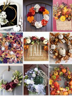 fall wreaths diy feature collage