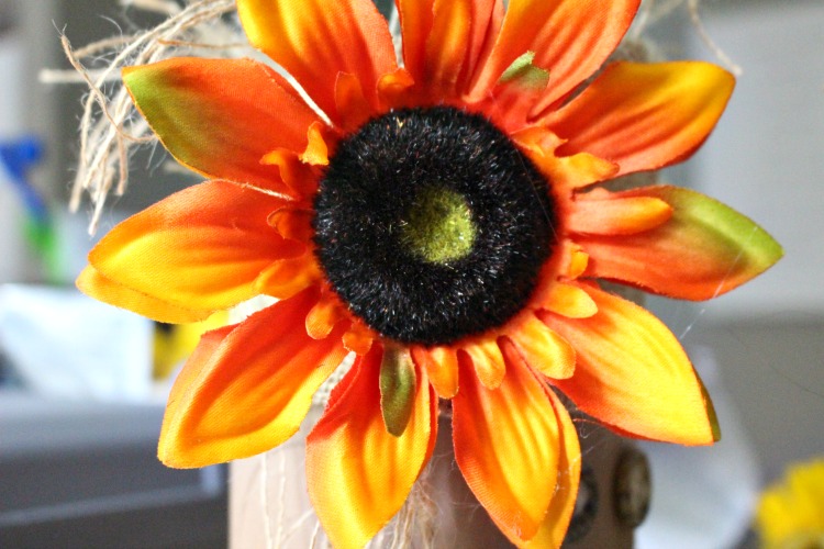 Sunflower For Mason Jar