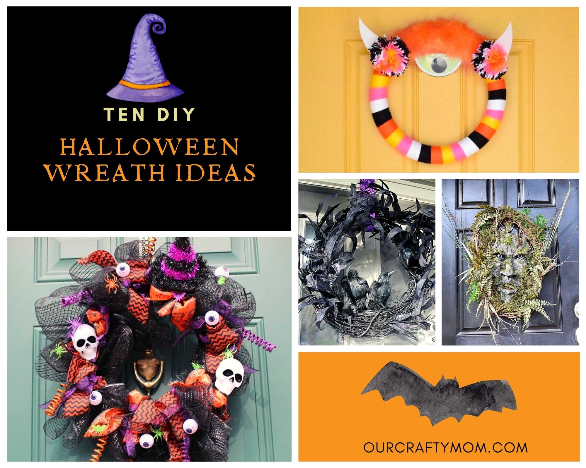 10 Fun Halloween Wreaths Perfect To Greet Trick Or Treaters