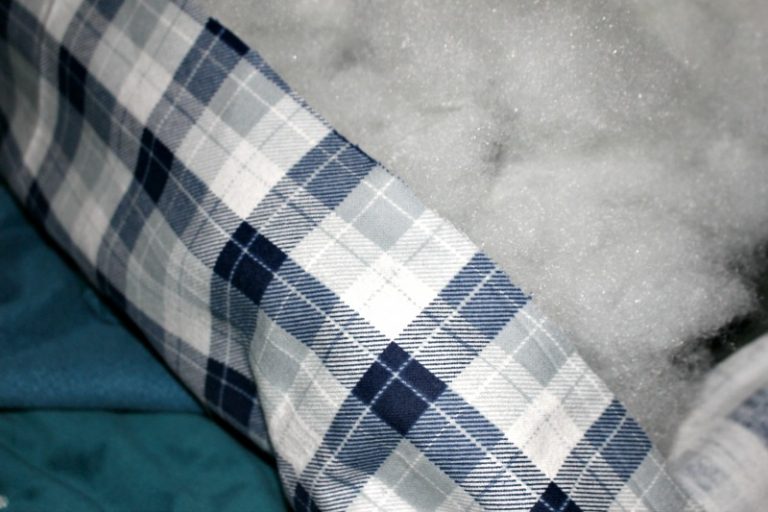 Make A Cozy NoSew Flannel Throw Pillow