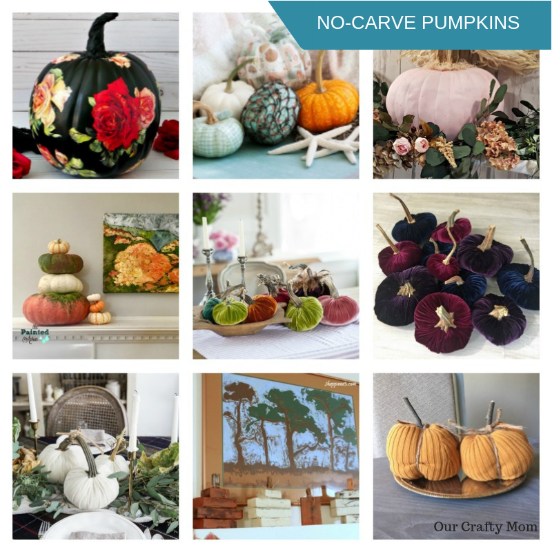 No-Carve DIY Pumpkin Ideas Our Crafty Mom