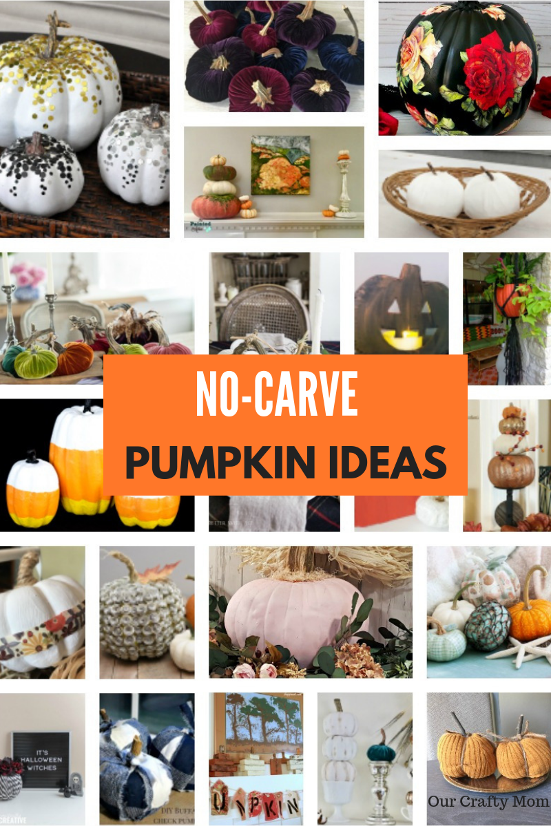 20+ Creative No-Carve Pumpkin Decorating Ideas