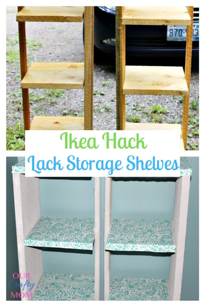 DIY IKEA Shelf Easy Hack For Makeup Storage