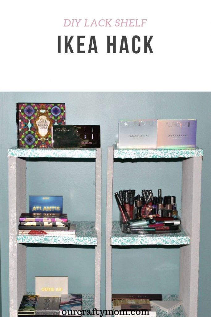 Diy Ikea Shelf Easy For Makeup Storage - Diy Ikea Lack Shelves