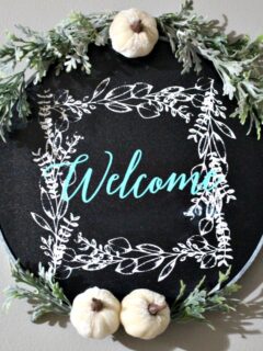Finished Welcome Wreath