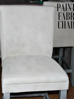 Painted Fabric Chairs Our Crafty Mom #fusionmineralpaint #oneroomchallenge #ourcraftymom
