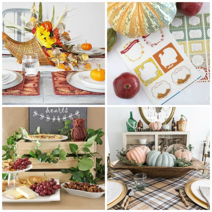 15 Simple Ideas For A Beautiful Thanksgiving Tablescape