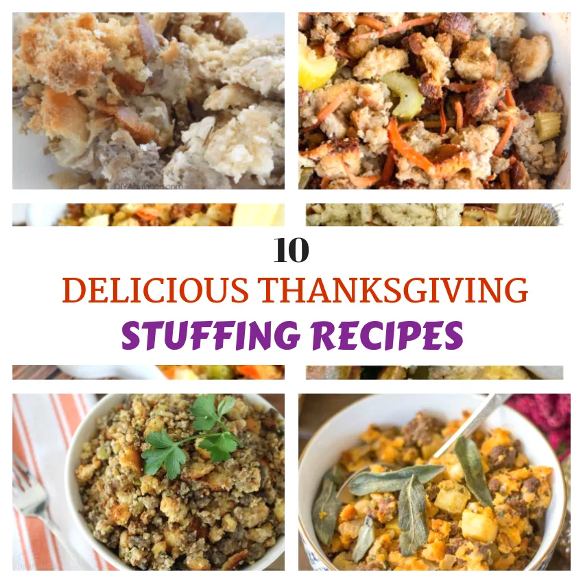 10 Delicious Thanksgiving Bread Recipes #ourcraftymom #thanksgivingrecipes #stuffingrecipes