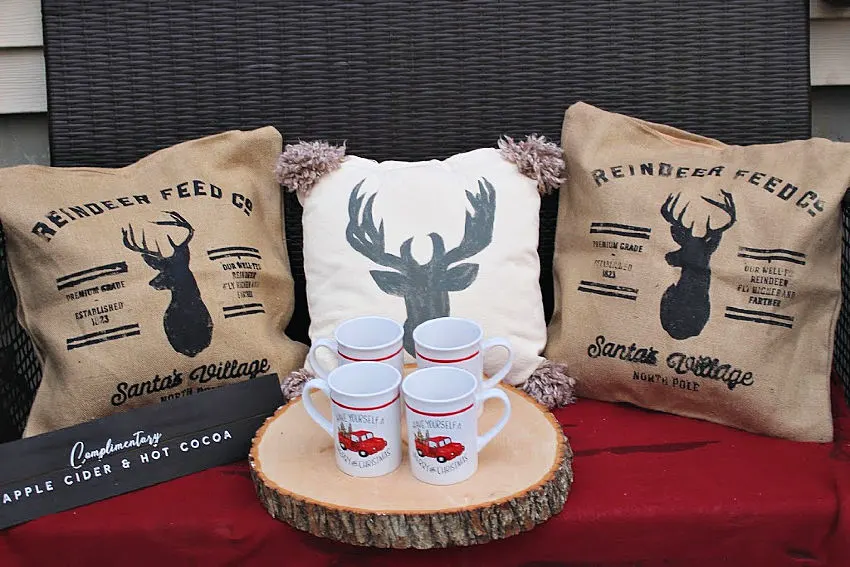 Entry Bench With Pillows