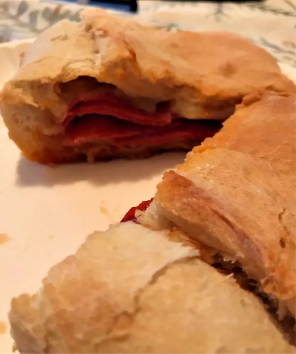 Finished Calzone