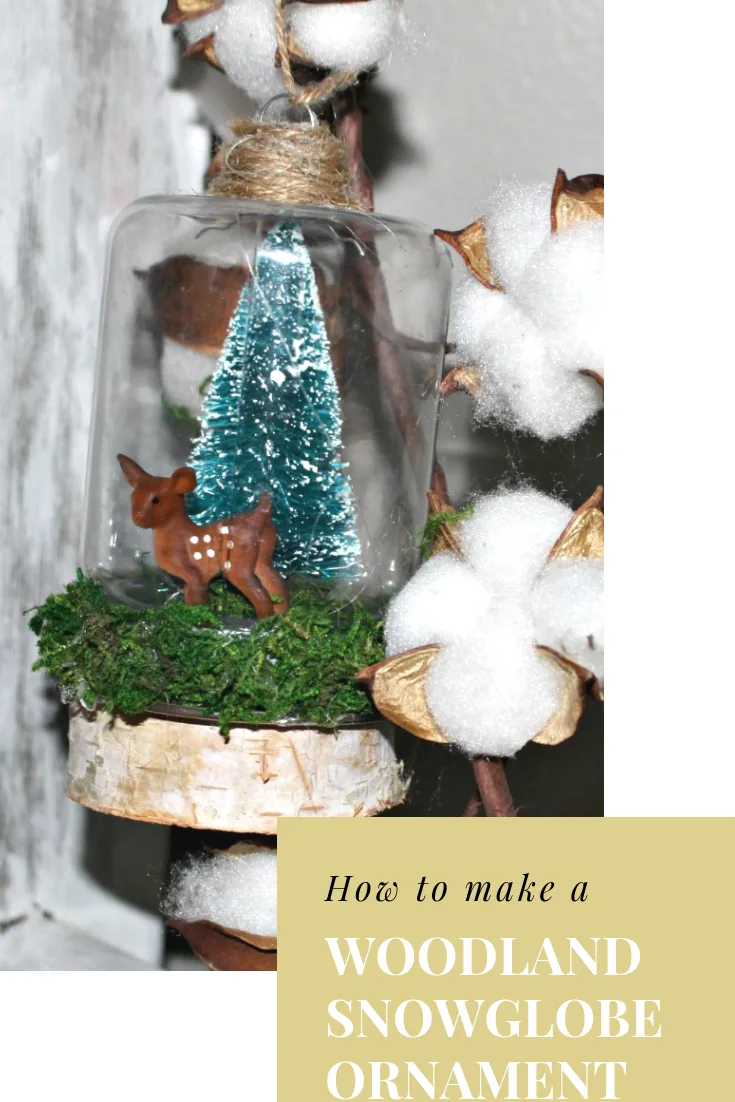 How To Make A Dollar Store Snow Globe Christmas Ornament