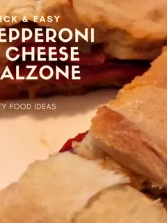 Quick & Easy Pepperoni and Cheese Calzone