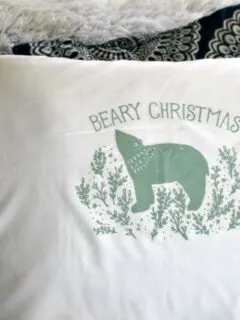 Reversible Christmas Pillows Our Crafty Mom