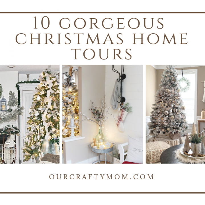 10 gorgeous christmas home tours Our Crafty Mom