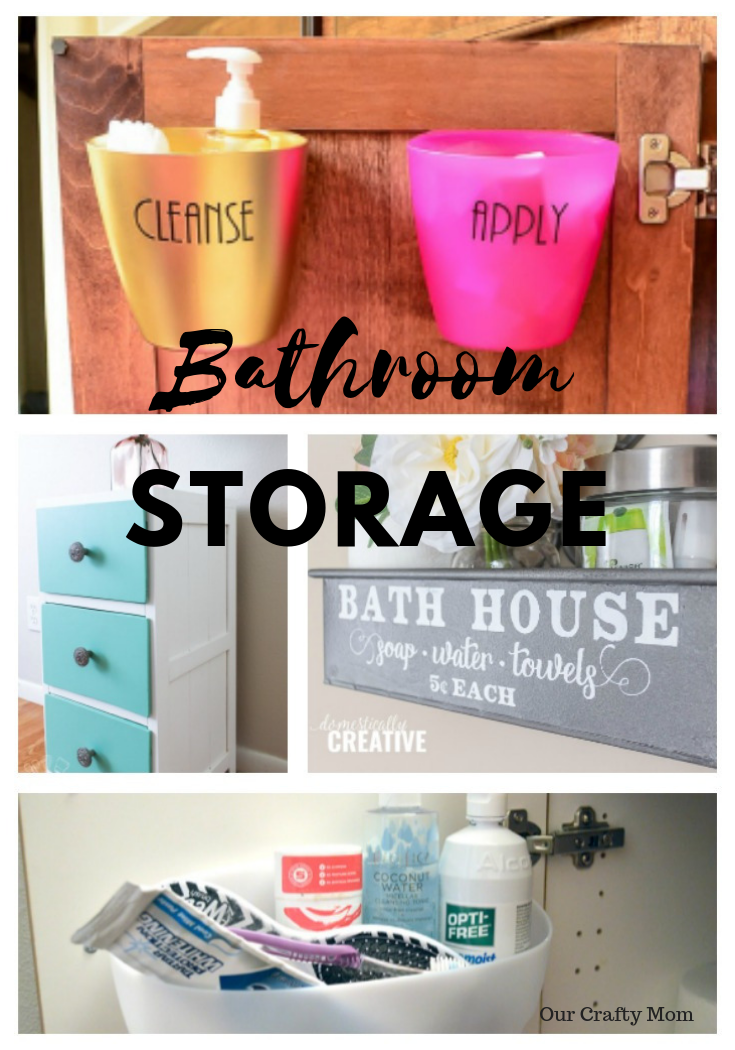Bathroom Storage Ideas Our Crafty Mom